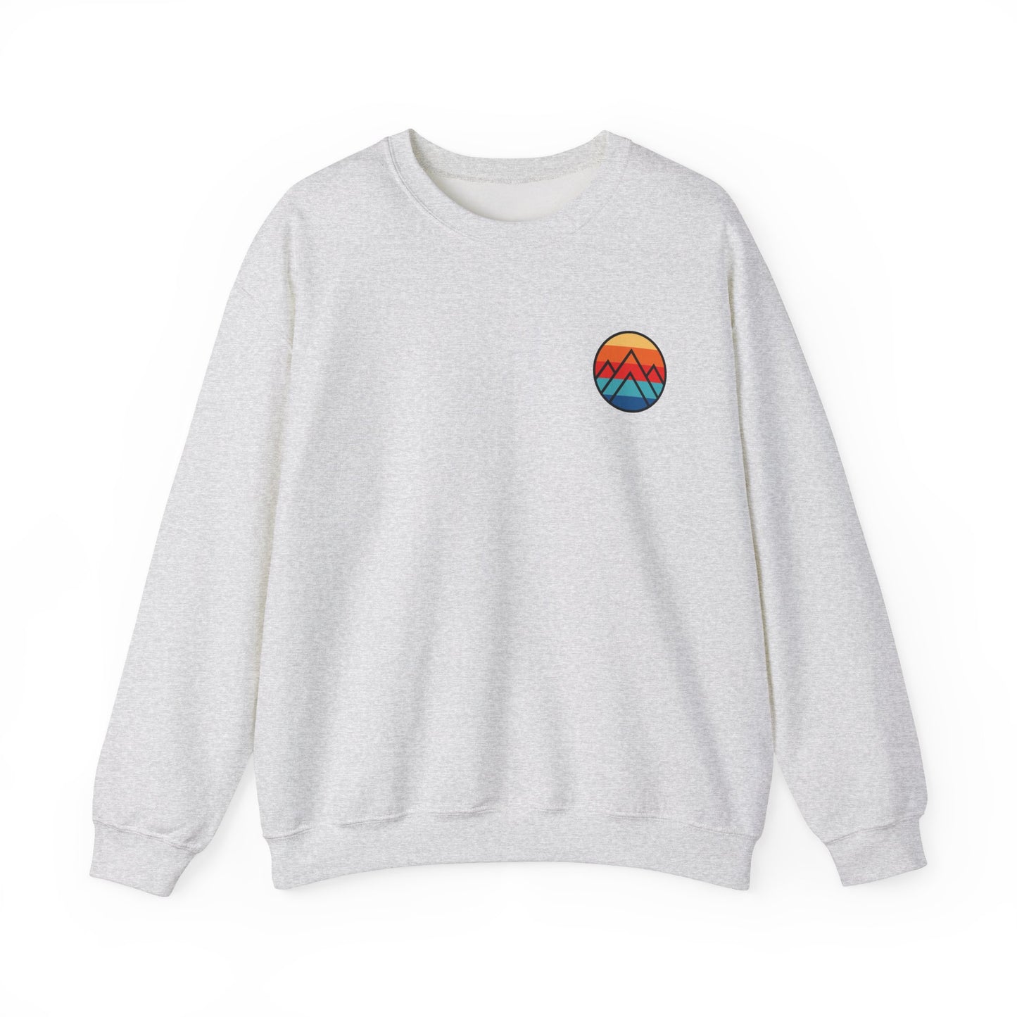 Women's "Minimalistic Mountains" Crewneck Sweatshirt