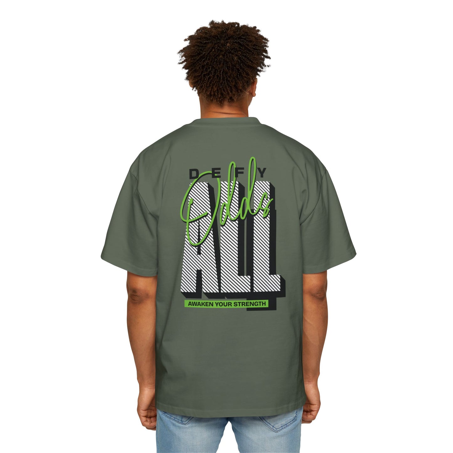 Men's "Defy All Odds" Oversized T-Shirt
