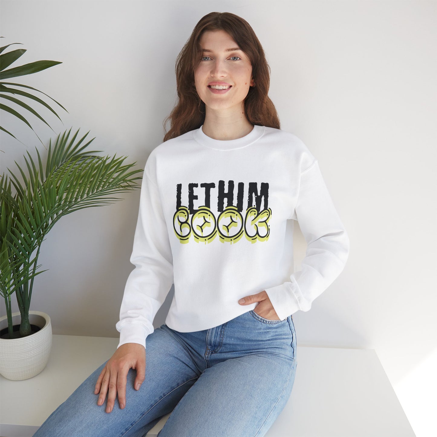 Men's "Let Him Cook" Crewneck Sweatshirt