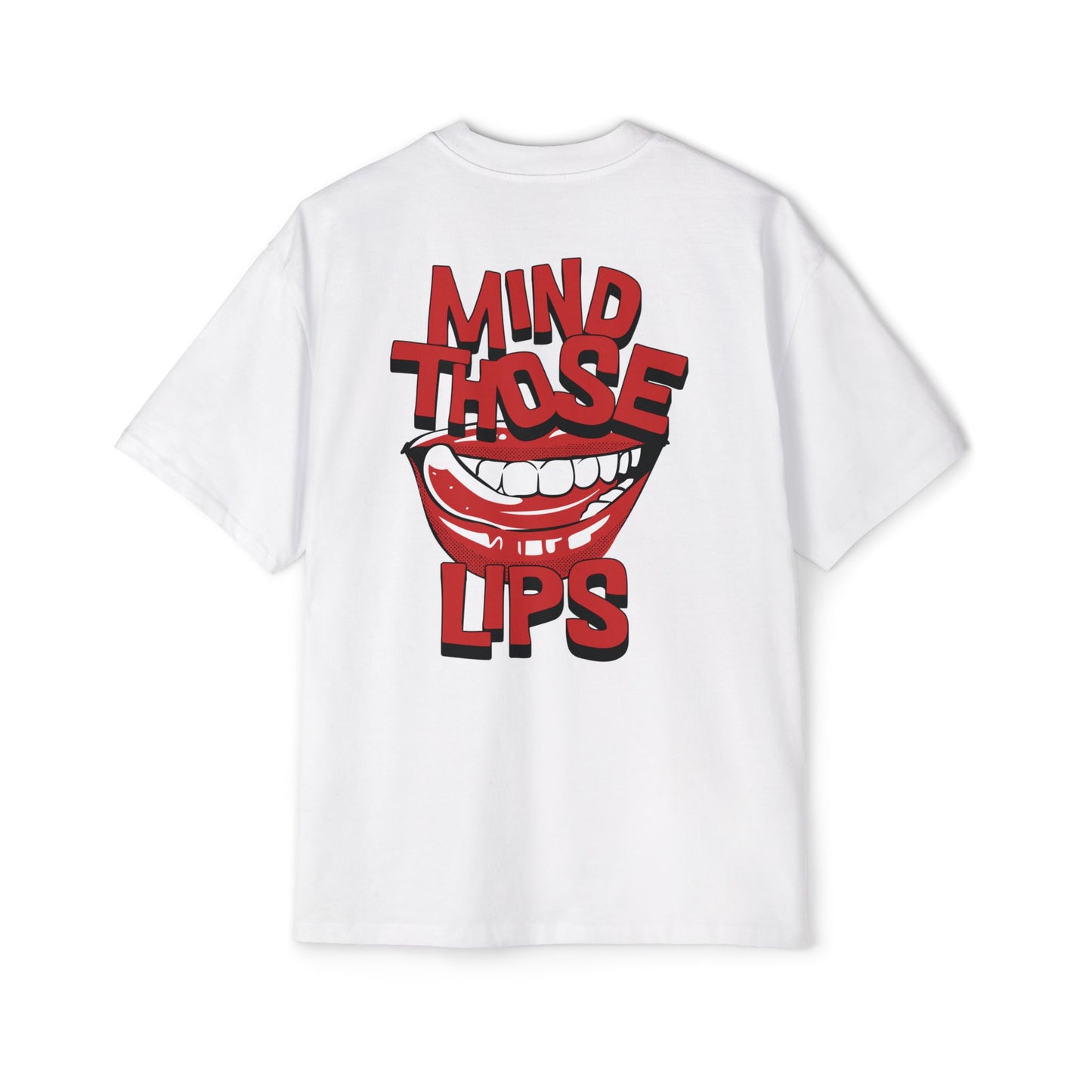 Women's "Mind Those Lips" Oversized T-Shirt