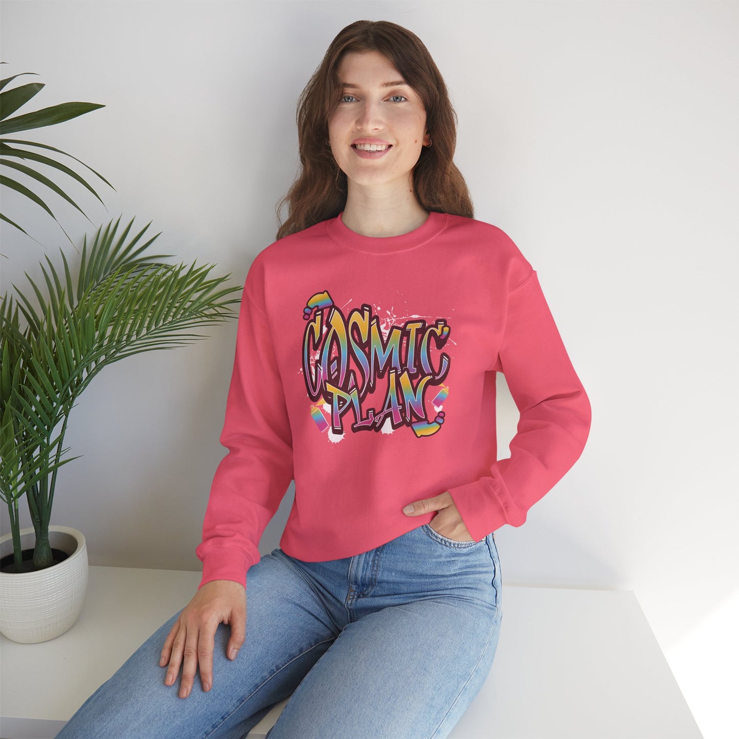 Women's "Cosmic Plan" Crewneck Sweatshirt