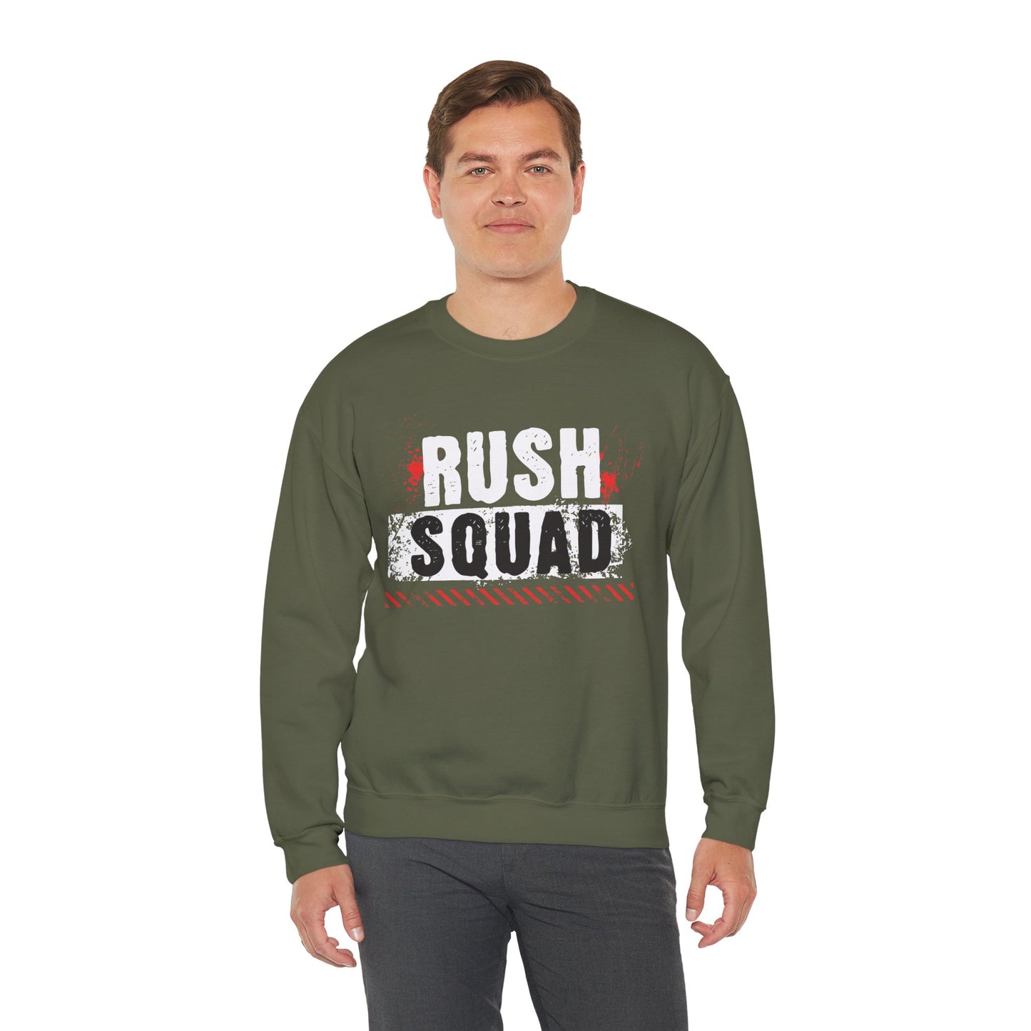 Men's "Rush Squad" Crewneck Sweatshirt