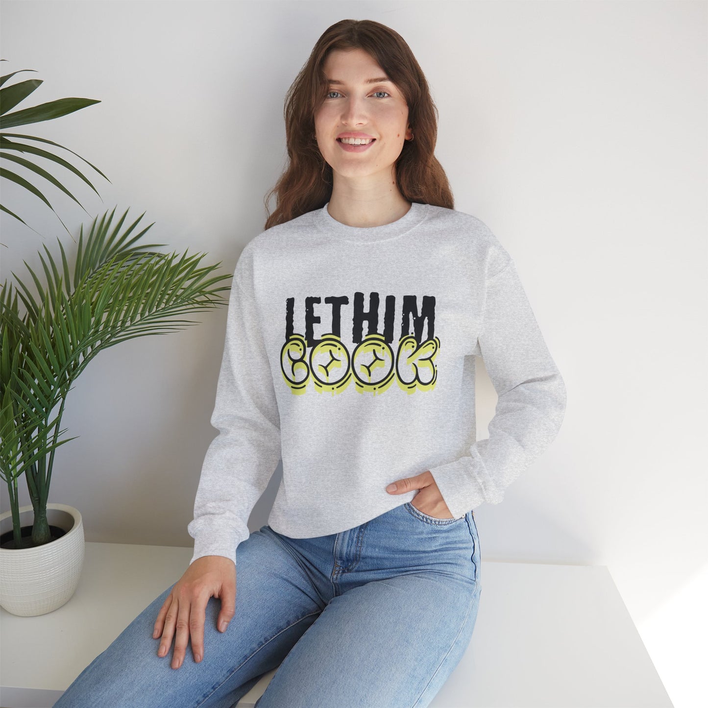 Men's "Let Him Cook" Crewneck Sweatshirt