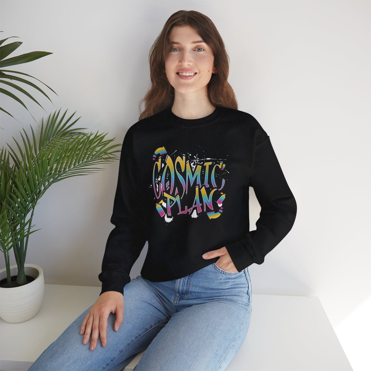 Women's "Cosmic Plan" Crewneck Sweatshirt