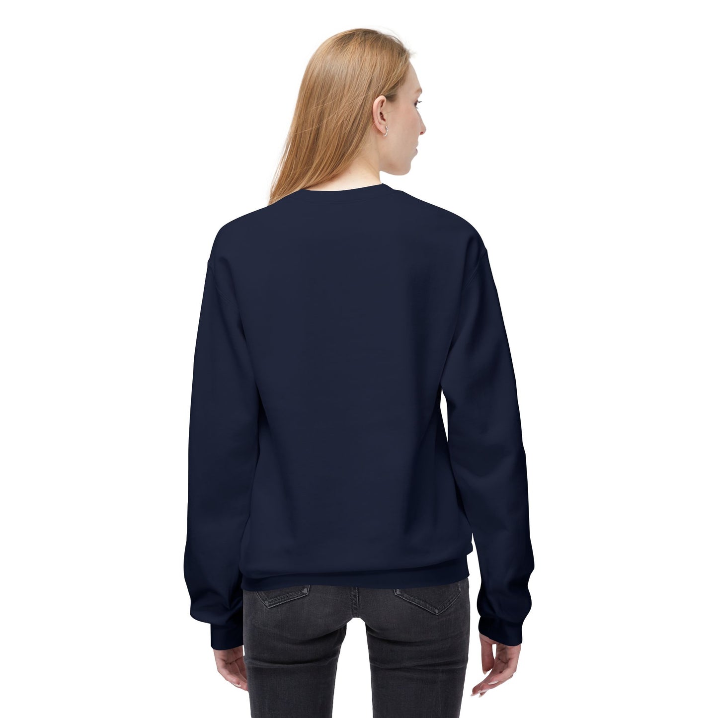 Women's "Grilling My Patience" Drop Shoulder Fleece Crewneck Sweatshirt