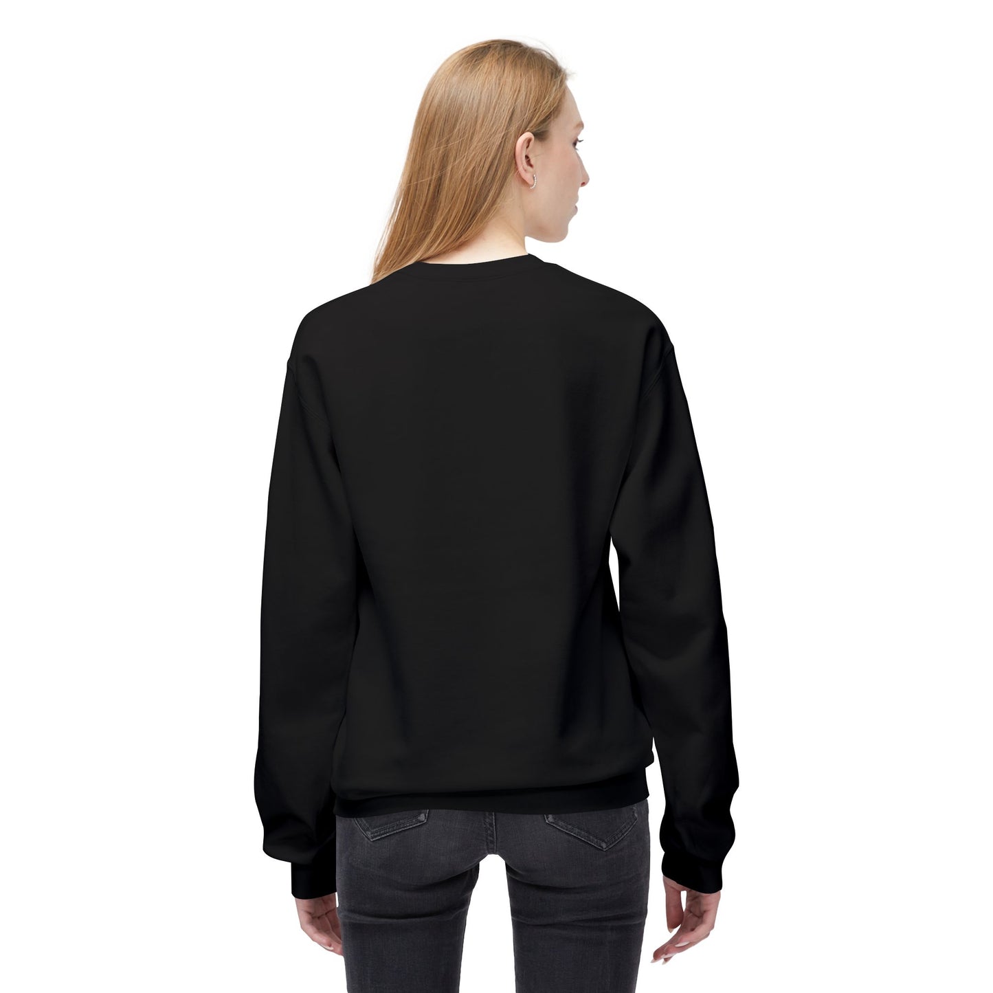Women's "Grilling My Patience" Drop Shoulder Fleece Crewneck Sweatshirt