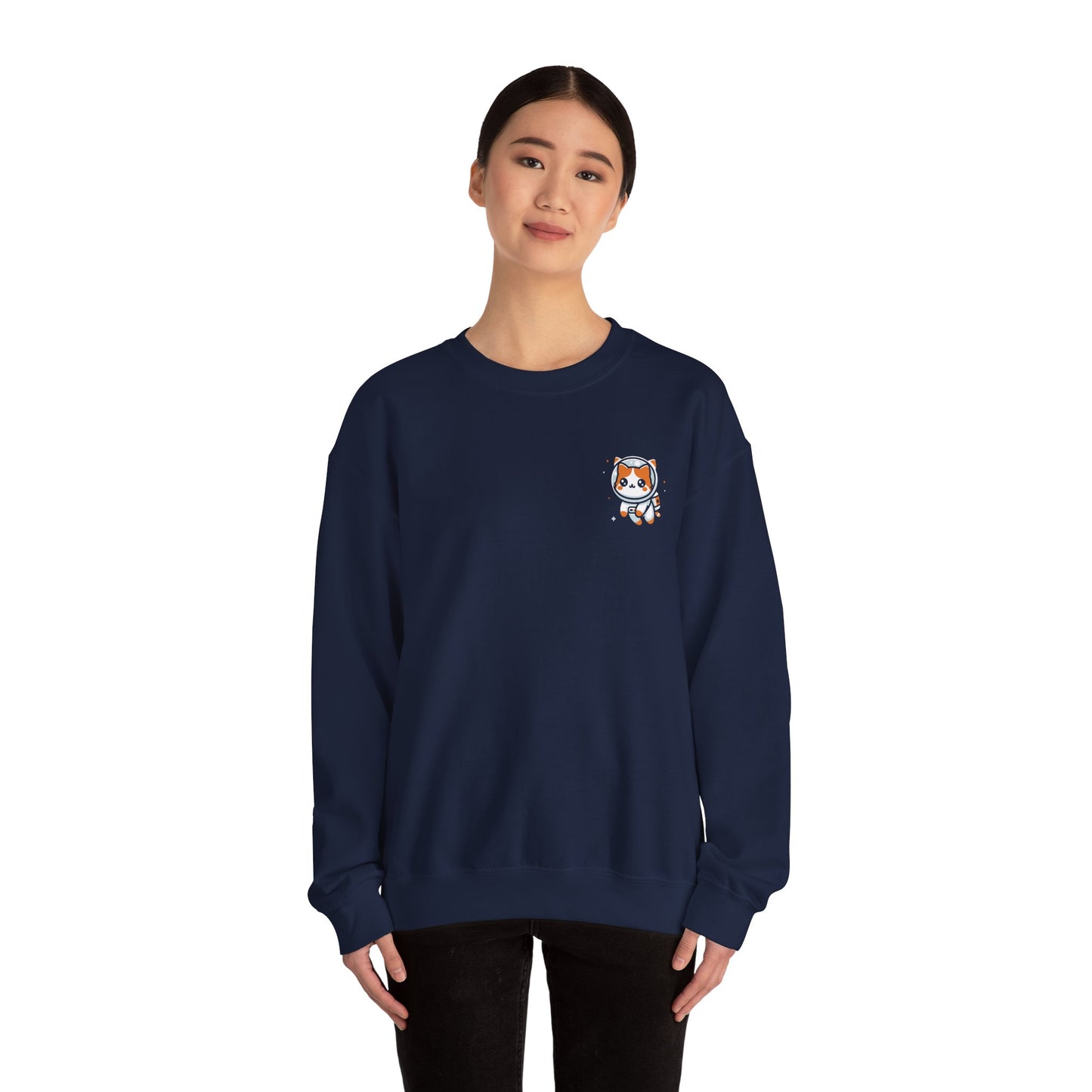 Women's "Meowstronaut" Crewneck Sweatshirt