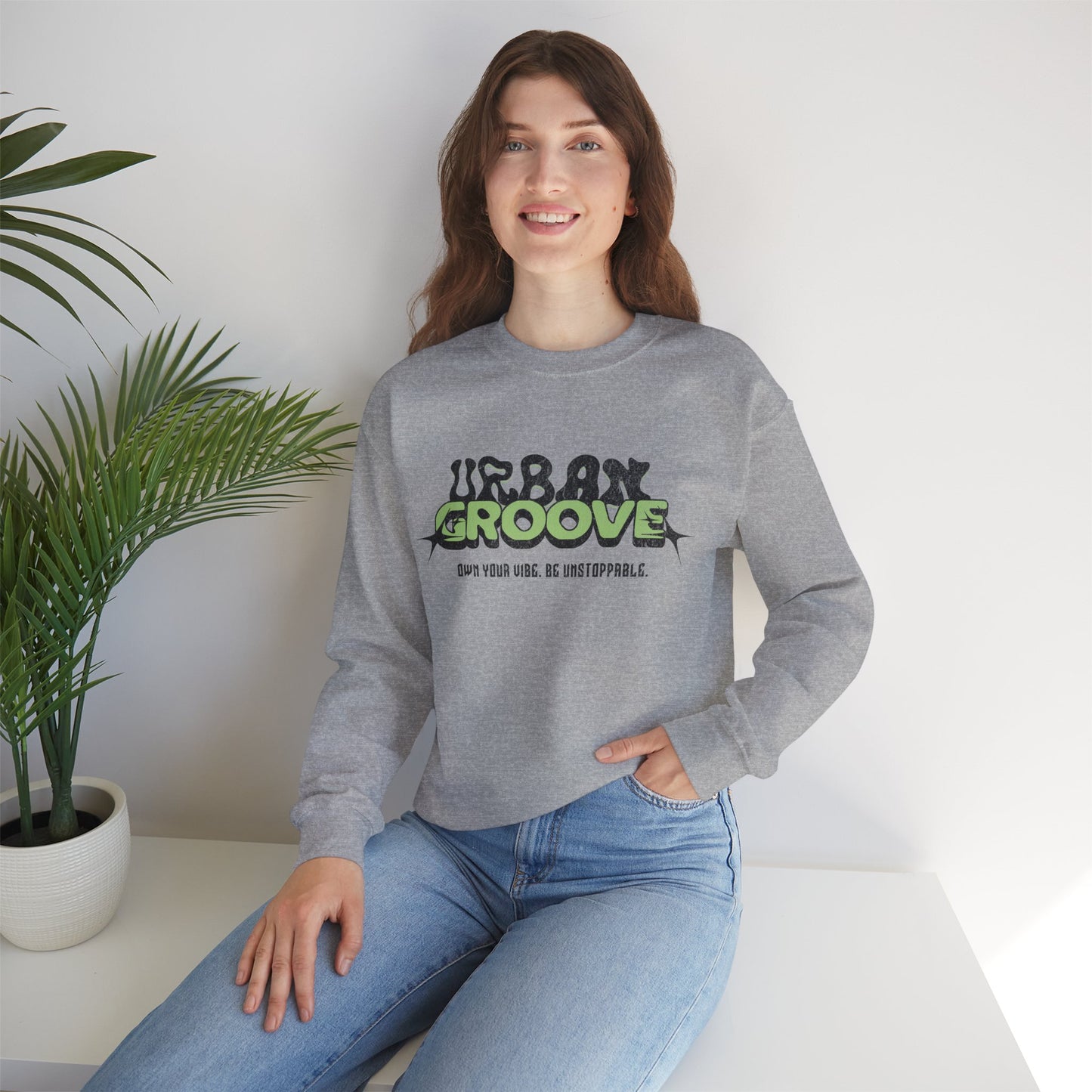 Women's "Urban Groove" Crewneck Sweatshirt