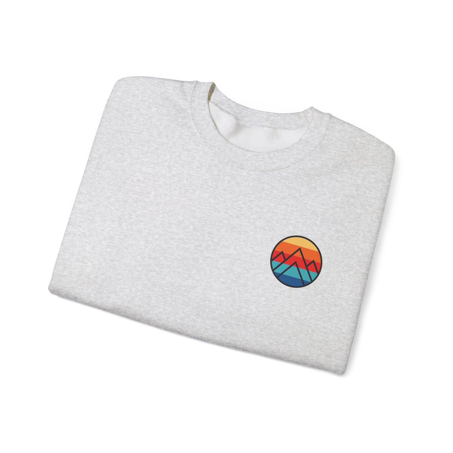 Women's "Minimalistic Mountains" Crewneck Sweatshirt