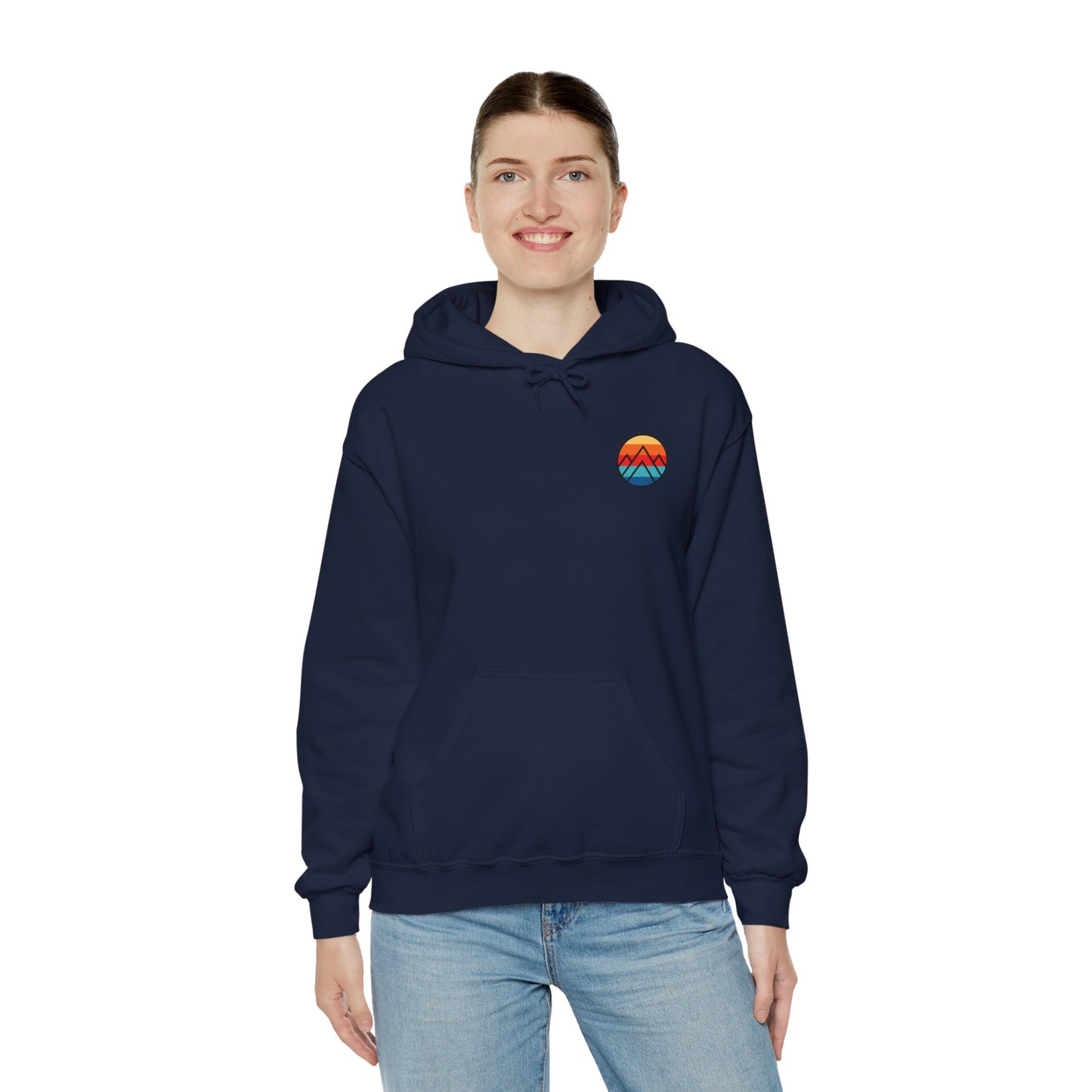 Women's "Minimalistic Mountains" Hoodie