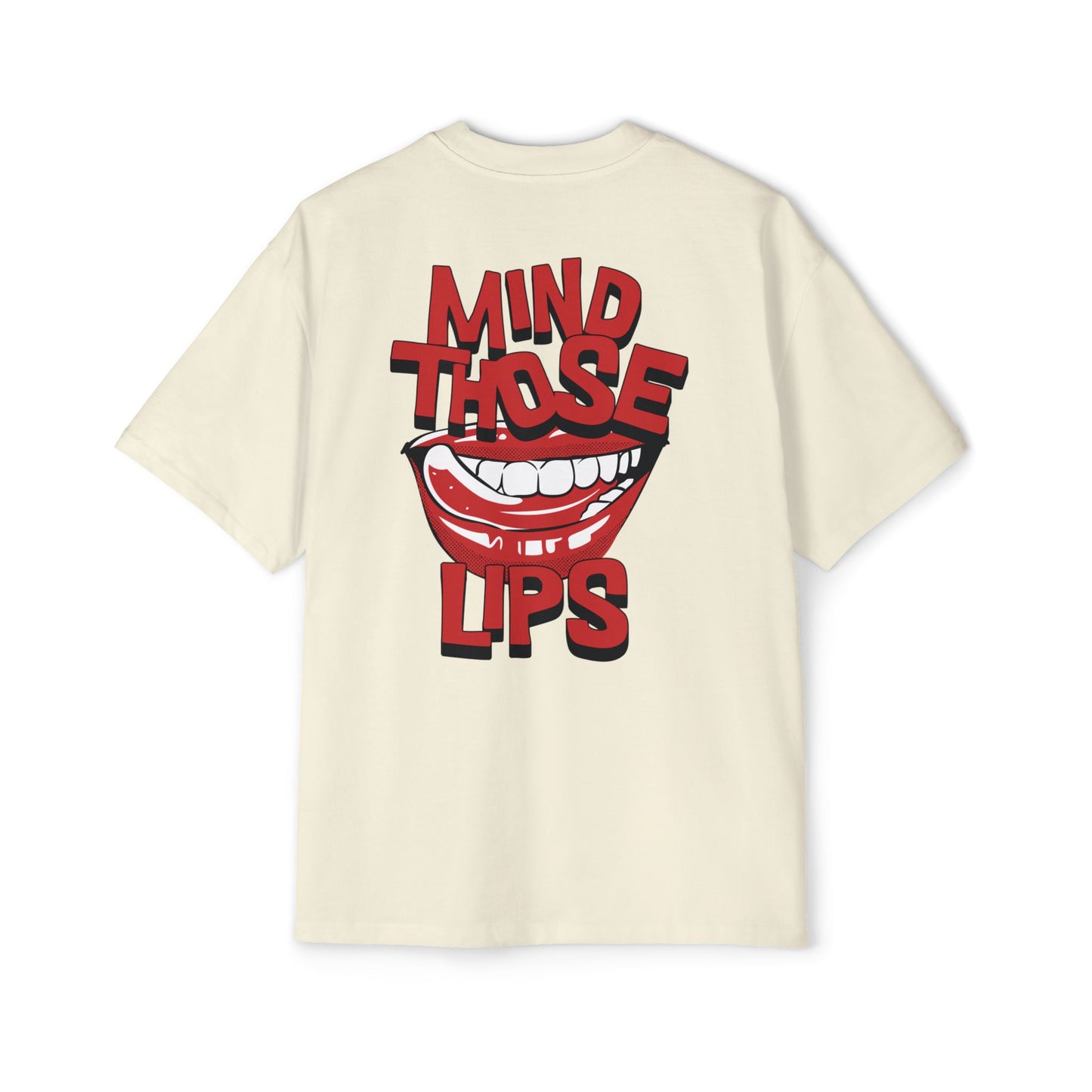Women's "Mind Those Lips" Oversized T-Shirt