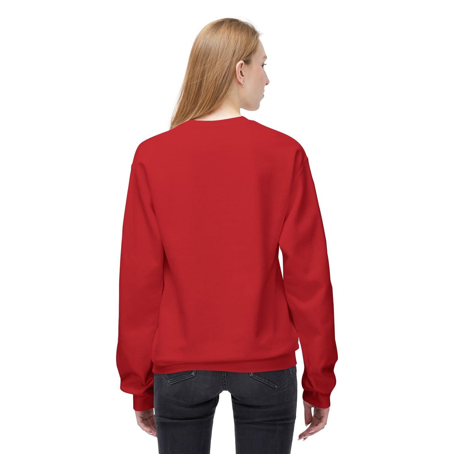 Men's "Passion Pursuit" Drop Shoulder Fleece Crewneck Sweatshirt