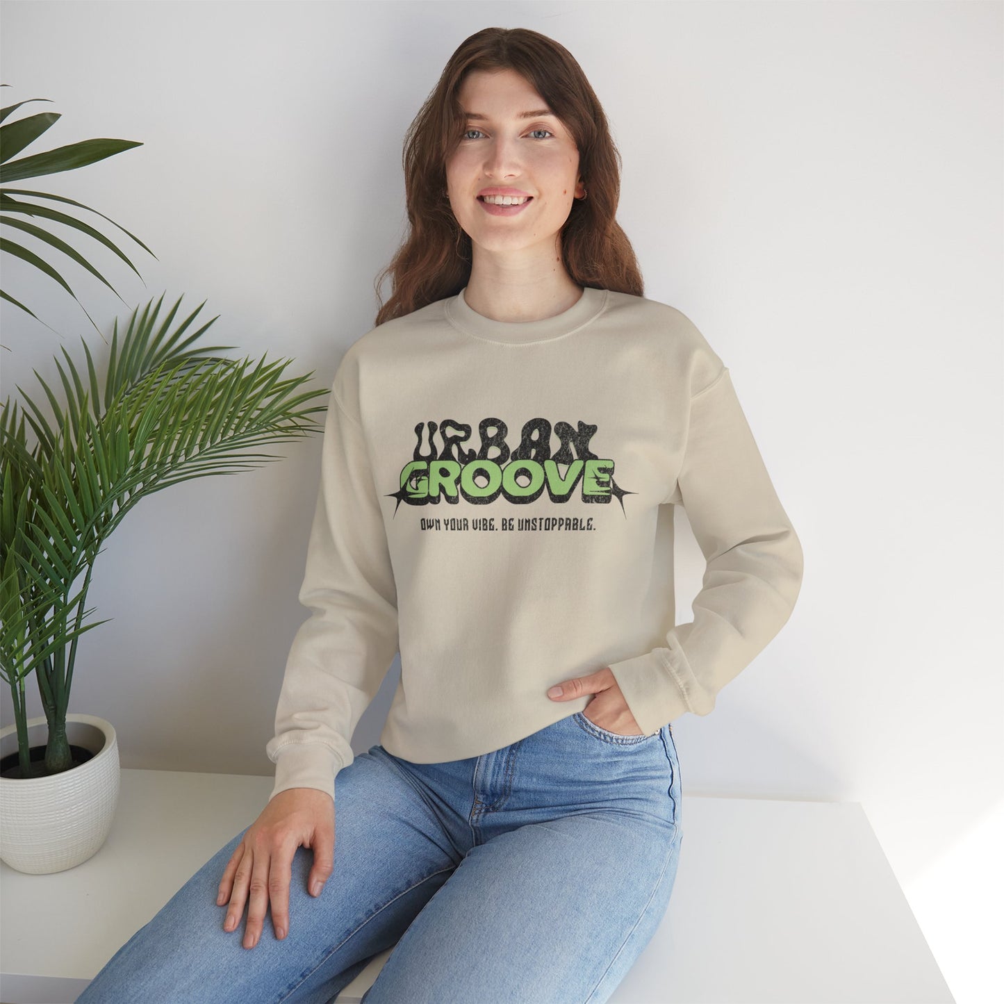 Women's "Urban Groove" Crewneck Sweatshirt
