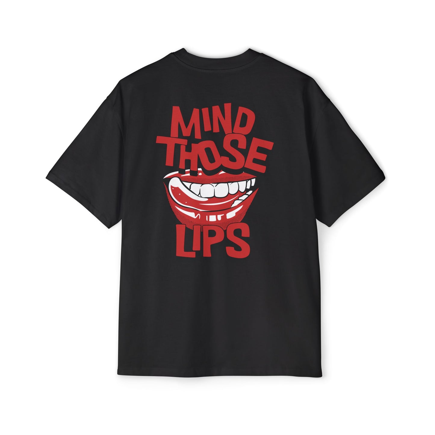Women's "Mind Those Lips" Oversized T-Shirt