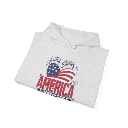 Men's "USA Land of the Free" Hoodie