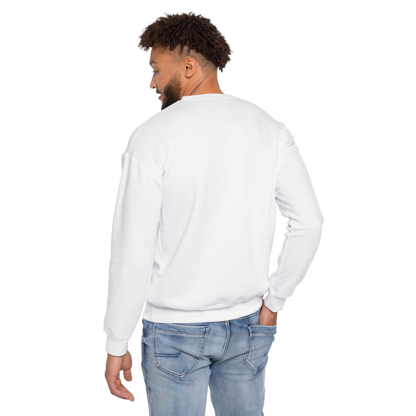 Men's "Strong Coffee, Efficient Student" Drop Shoulder Sweatshirt