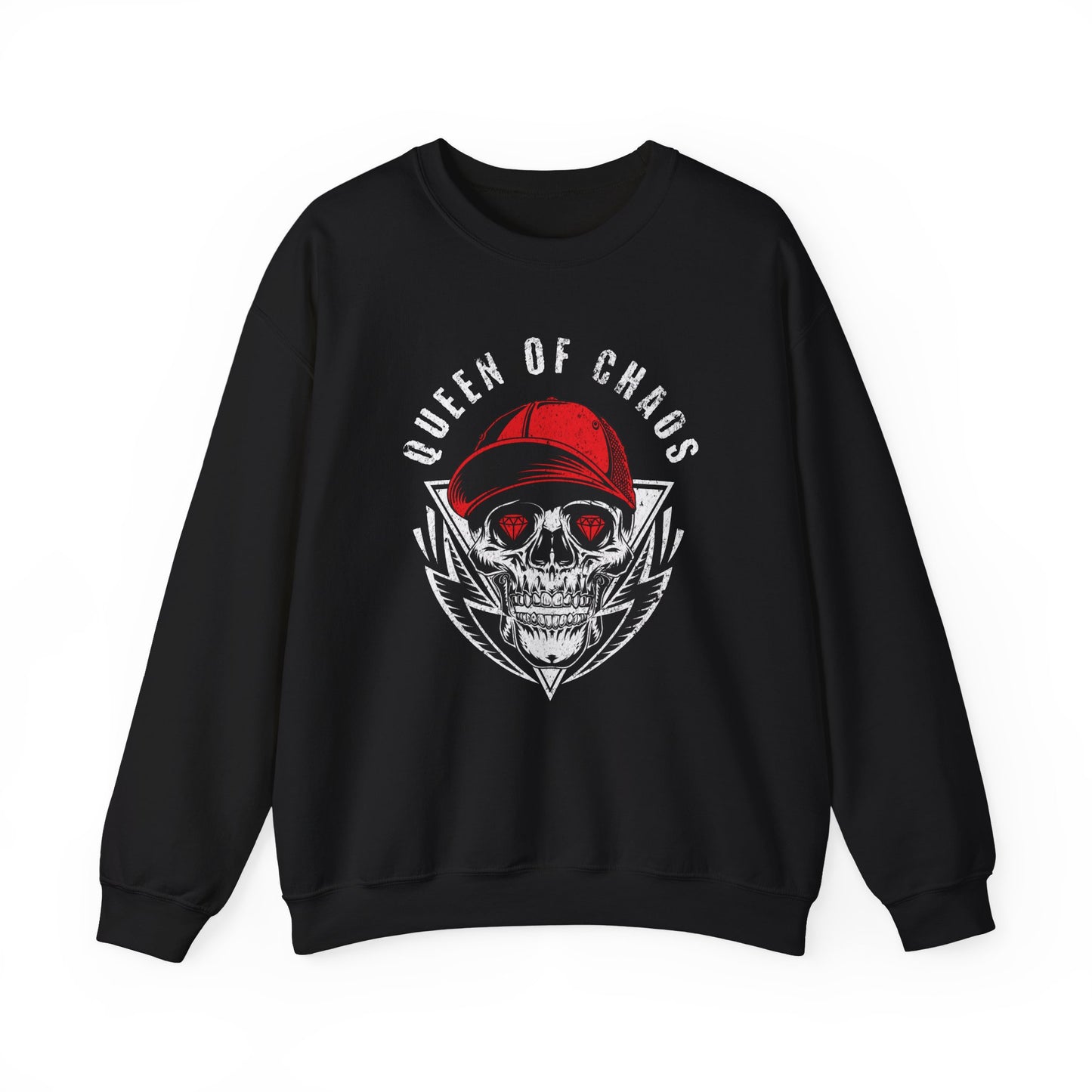 Women's "Queen of Chaos" Crewneck Sweatshirt