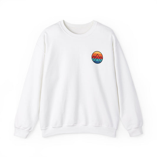 Men's "Minimalistic Mountains" Crewneck Sweatshirt