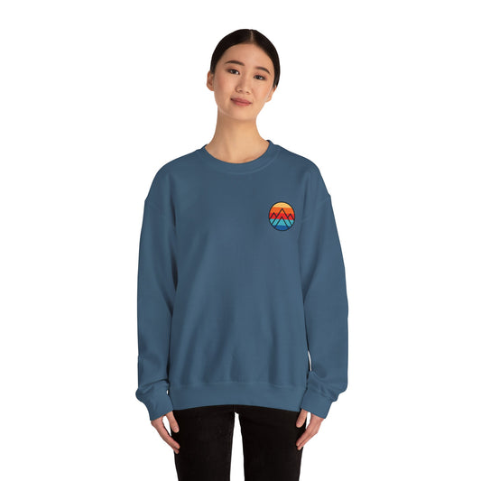 Women's "Minimalistic Mountains" Crewneck Sweatshirt