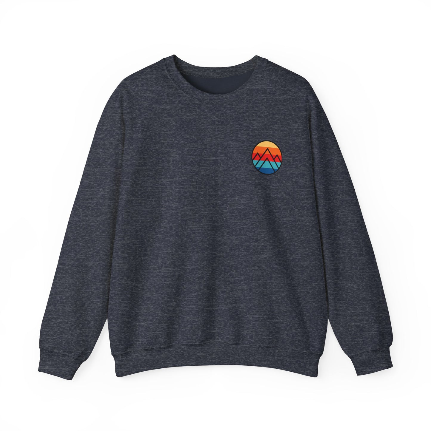 Women's "Minimalistic Mountains" Crewneck Sweatshirt