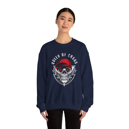 Women's "Queen of Chaos" Crewneck Sweatshirt