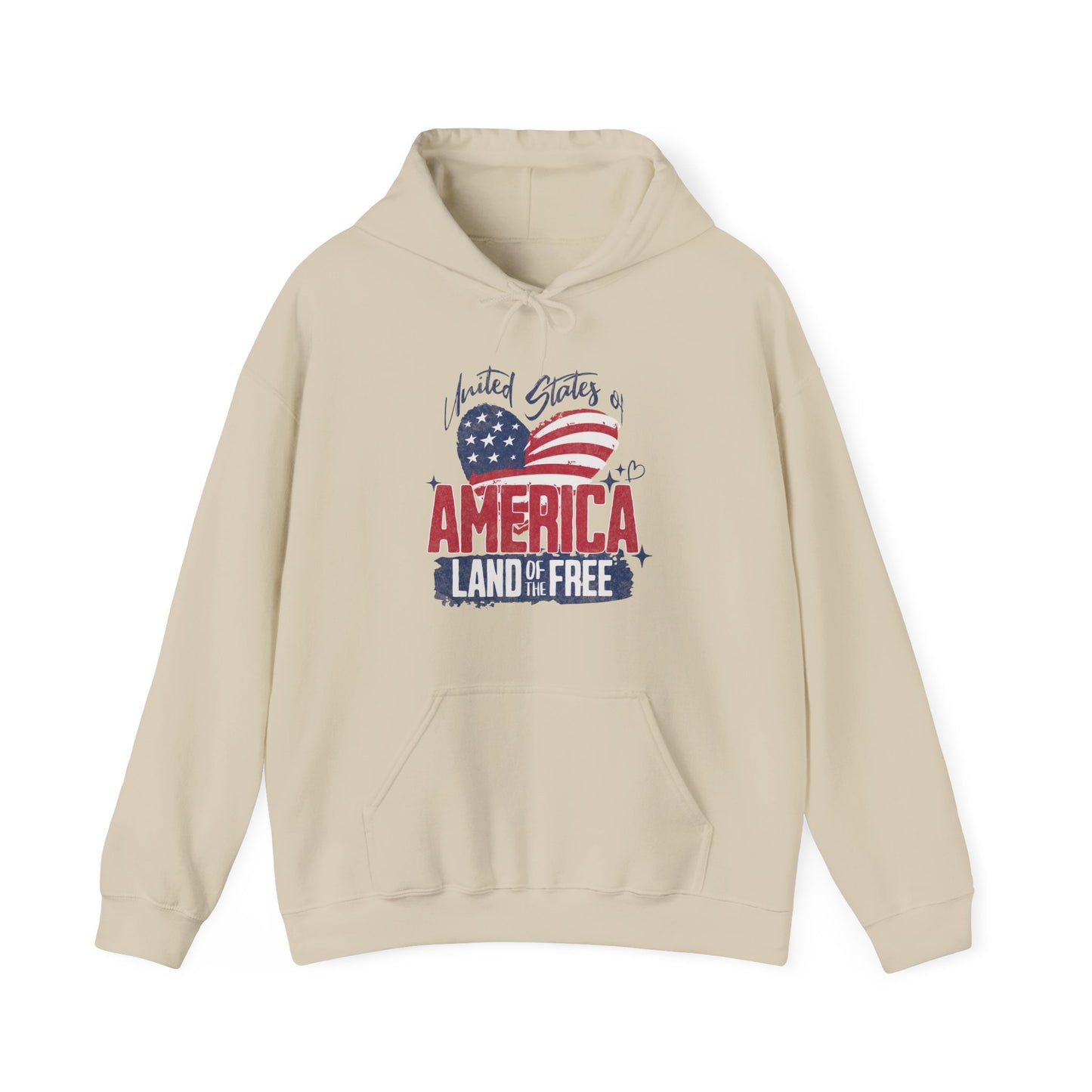 Men's "USA Land of the Free" Hoodie