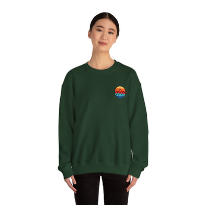 Women's "Minimalistic Mountains" Crewneck Sweatshirt