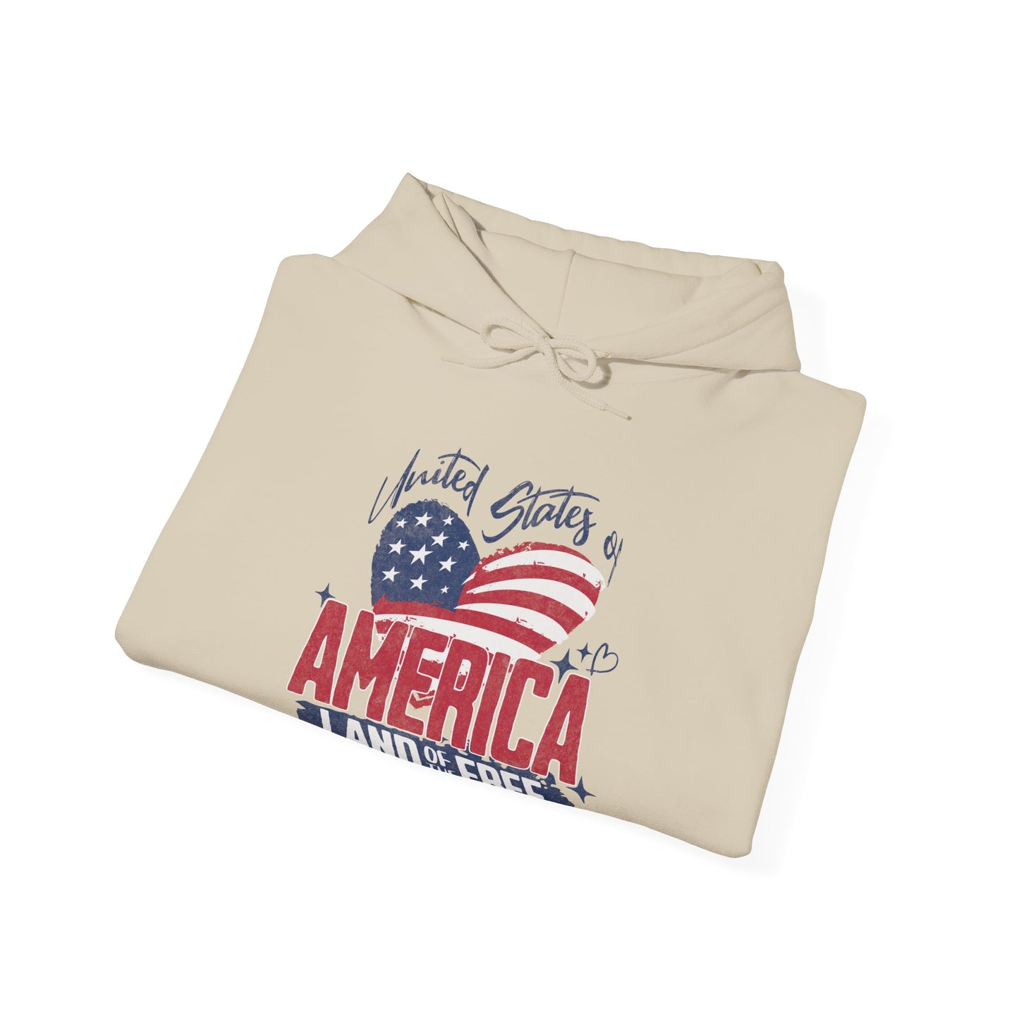 Men's "USA Land of the Free" Hoodie