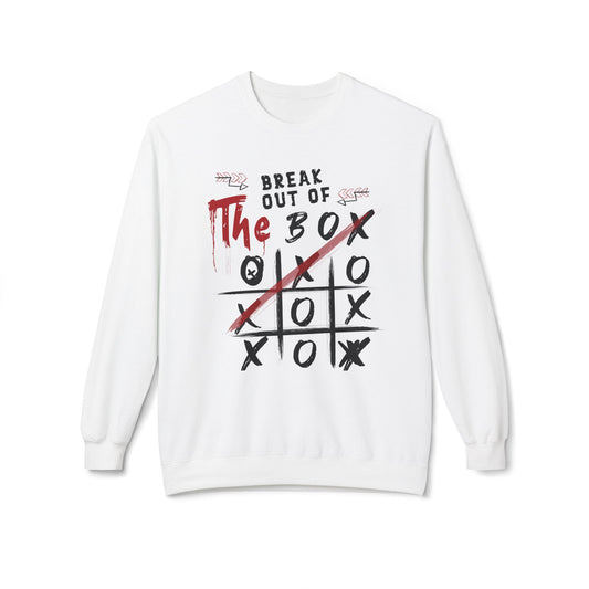 Men's "Break Out Of The Box" Midweight Softstyle Fleece Crewneck Sweatshirt