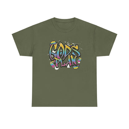 Men's "God's Plan" Heavy Cotton Tee