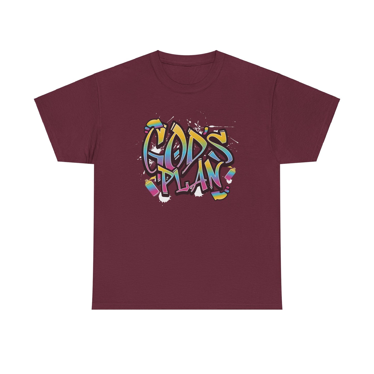 Men's "God's Plan" Heavy Cotton Tee