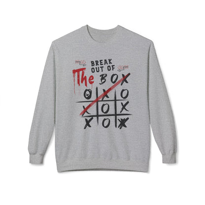 Women's "Break Out Of The Box" Midweight Softstyle Fleece Crewneck Sweatshirt