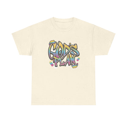 Women's "God's Plan" Heavy Cotton Tee