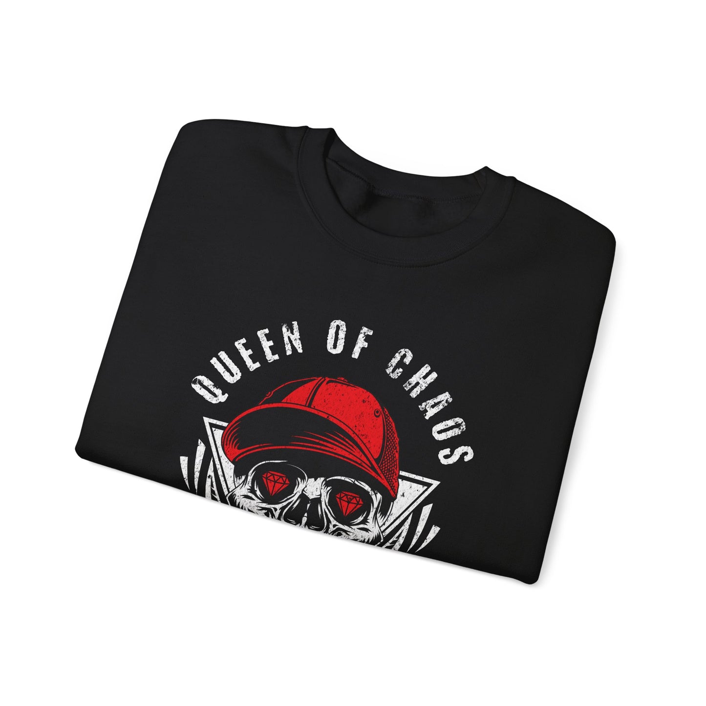 Women's "Queen of Chaos" Crewneck Sweatshirt