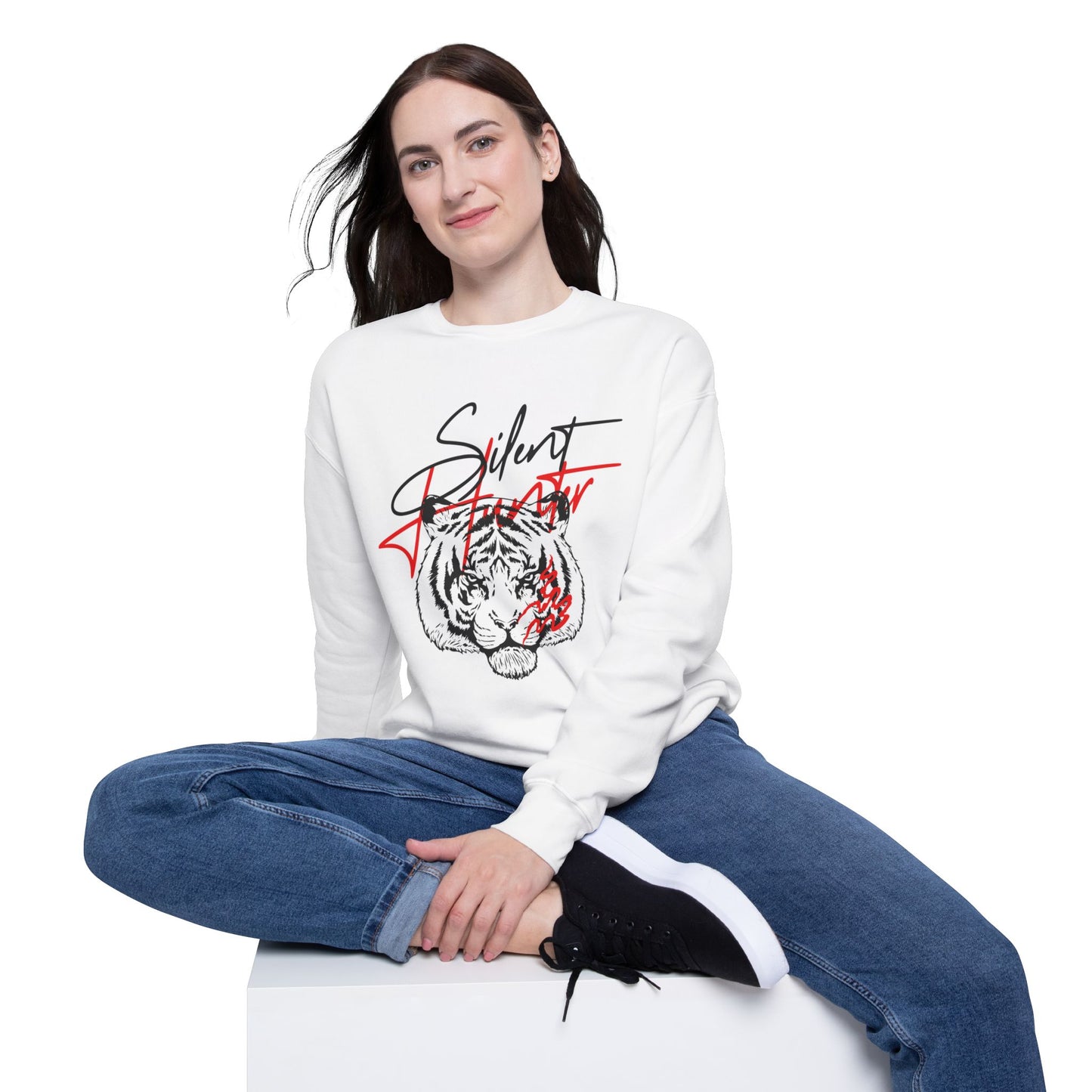 Women's "Silent Hunter" Drop Shoulder Sweatshirt