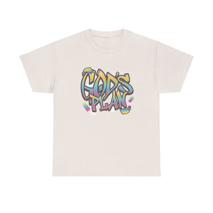 Women's "God's Plan" Heavy Cotton Tee