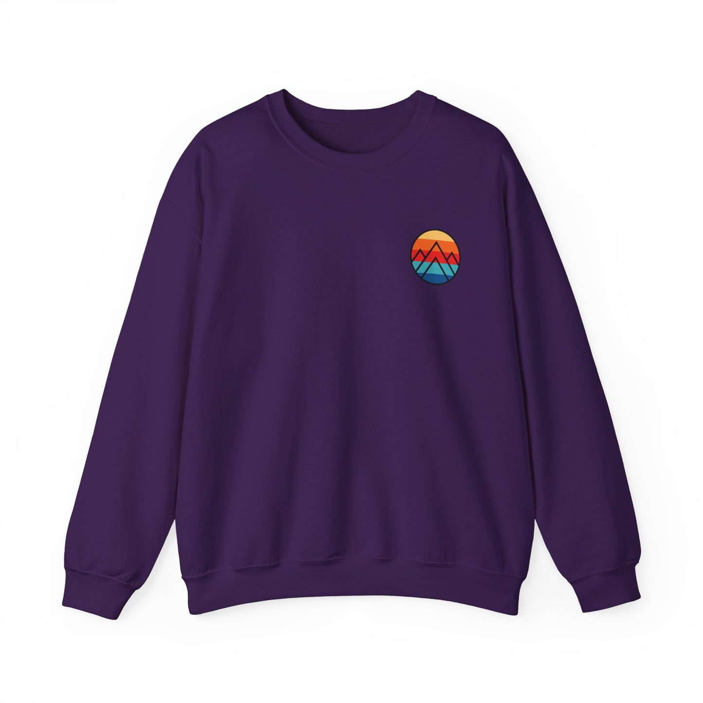 Women's "Minimalistic Mountains" Crewneck Sweatshirt