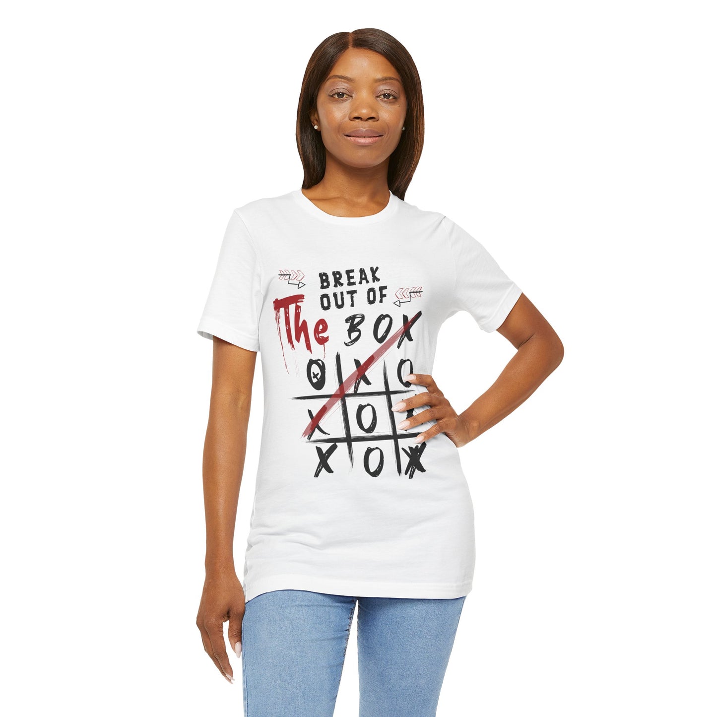 Women's "Break Out Of The Box" Jersey Short Sleeve Tee