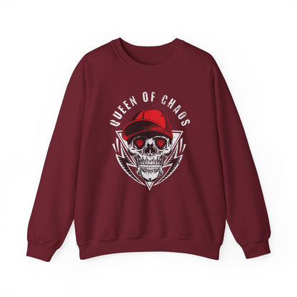 Women's "Queen of Chaos" Crewneck Sweatshirt