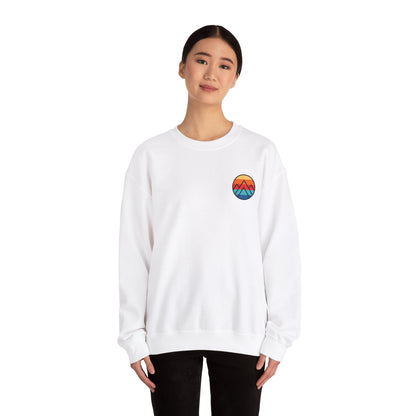 Women's "Minimalistic Mountains" Crewneck Sweatshirt