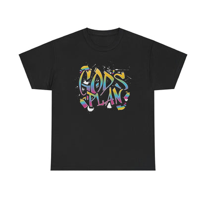 Men's "God's Plan" Heavy Cotton Tee