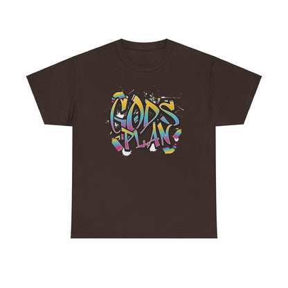 Men's "God's Plan" Heavy Cotton Tee