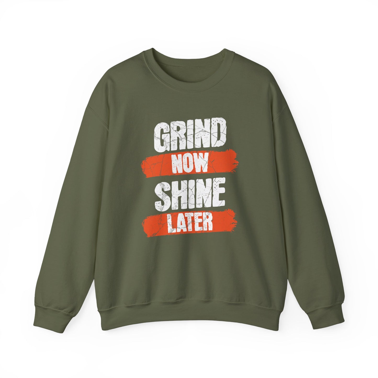 Women's "Grind Now, Shine Later" Crewneck Sweatshirt