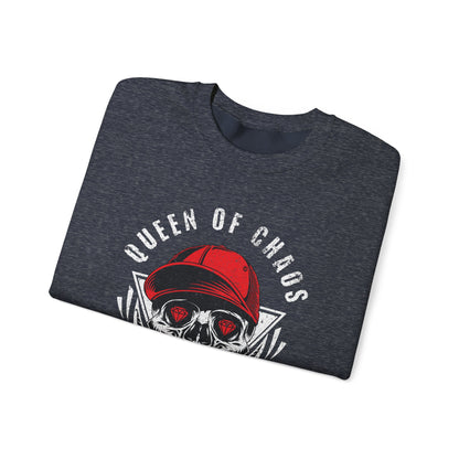 Women's "Queen of Chaos" Crewneck Sweatshirt