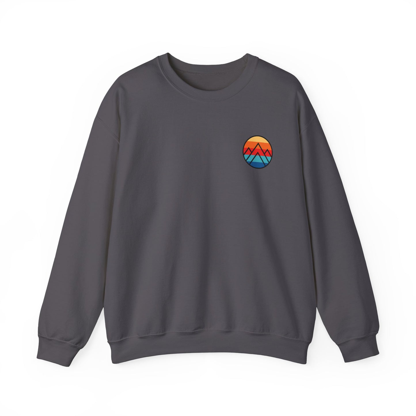 Women's "Minimalistic Mountains" Crewneck Sweatshirt