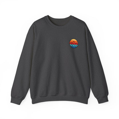 Women's "Minimalistic Mountains" Crewneck Sweatshirt